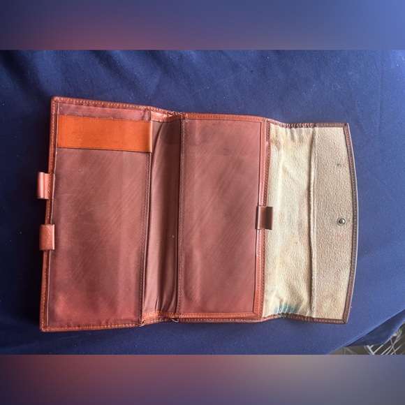 Vintage Dooney & Bourke Wallet Pre-Loved Kiss Lock Check book - Picture 6 of 8